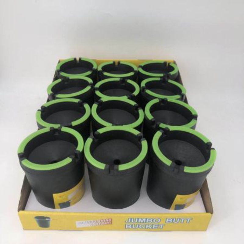 Ash Tray - Black (12pcs)