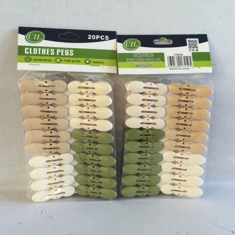 Clothes Pegs - Assorted 1 (240pcs)