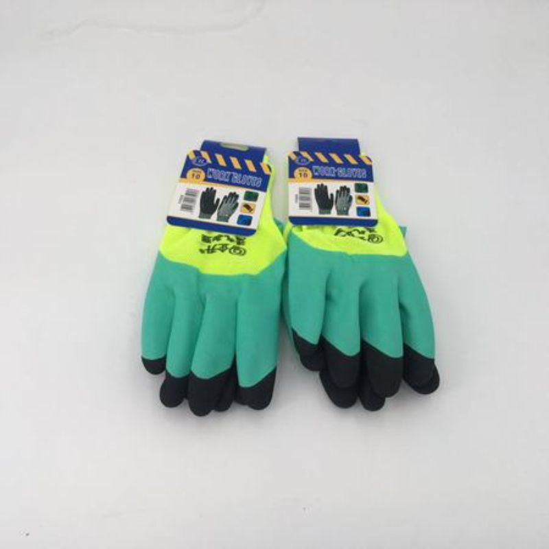 Glove - Green/Yellow (12 Pairs)