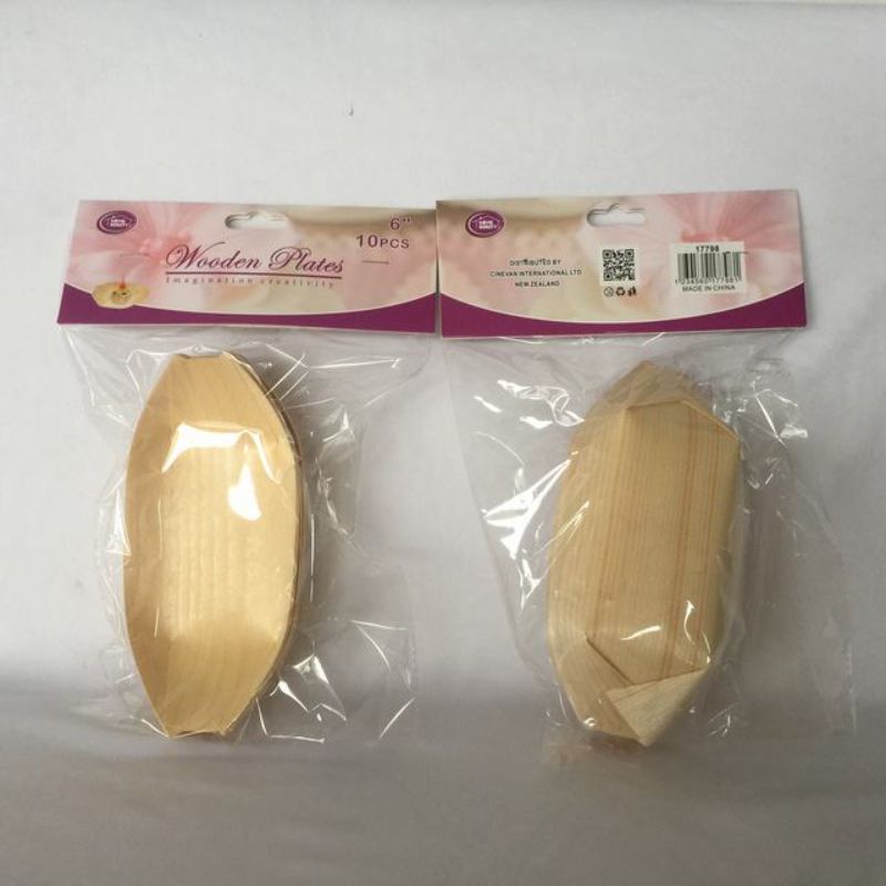 Wooden Plates - 6" (120pcs)