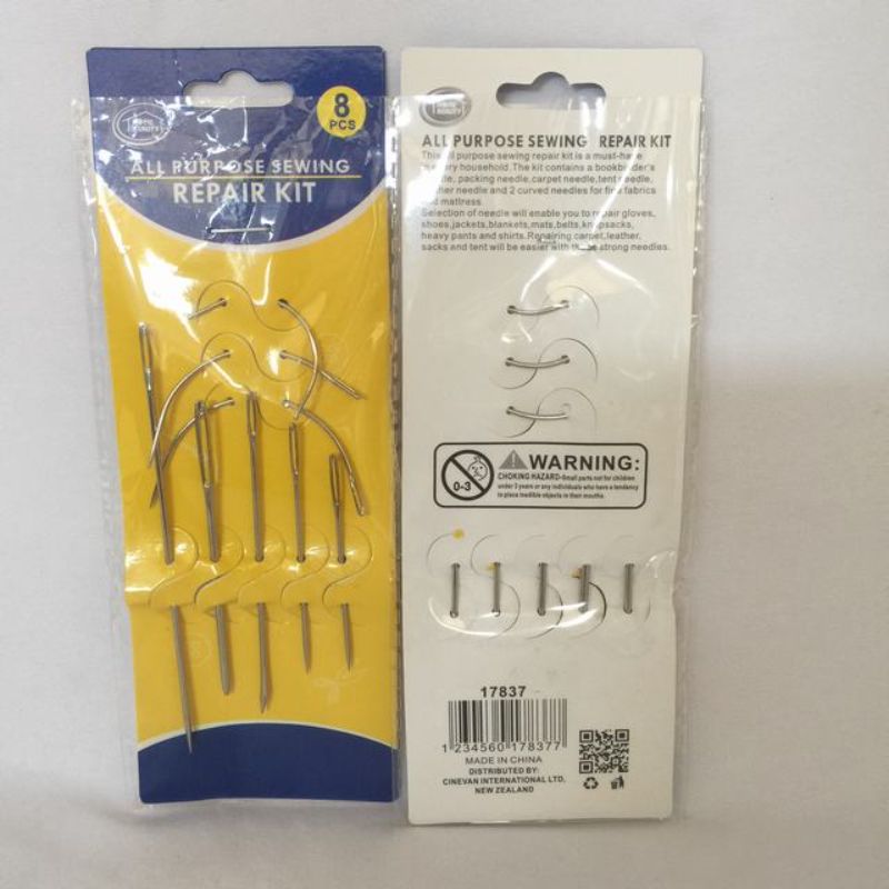 All Purpose Sewing Needles Repair Kit (12 Kits)