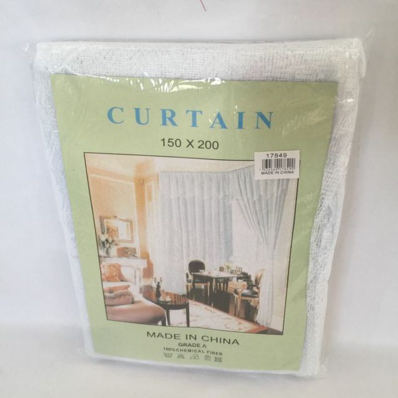 Net Curtain - 2m (Set of 12)