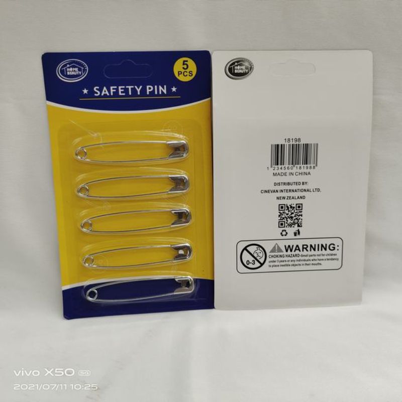 Safety Pins - 5pcs (12 Packs)
