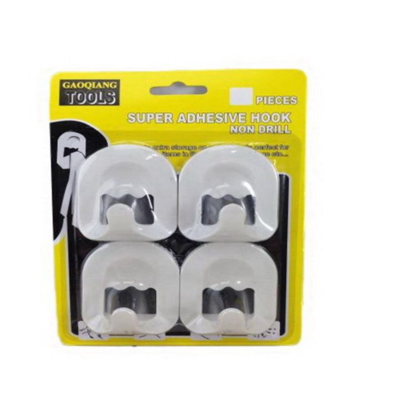 Super Adhesive Hook - 4pcs (12 Packs)