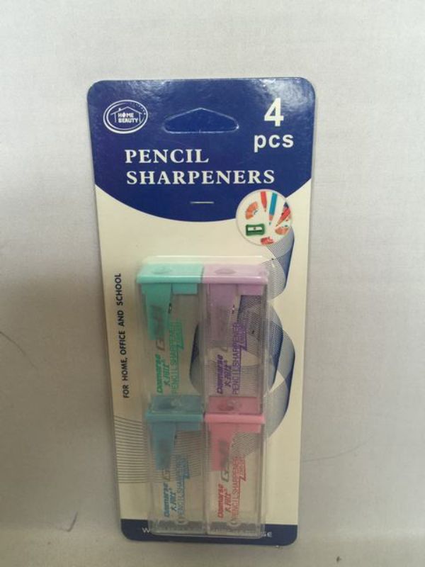 Pencil Sharpener - 4pc Pack (12 Packs)