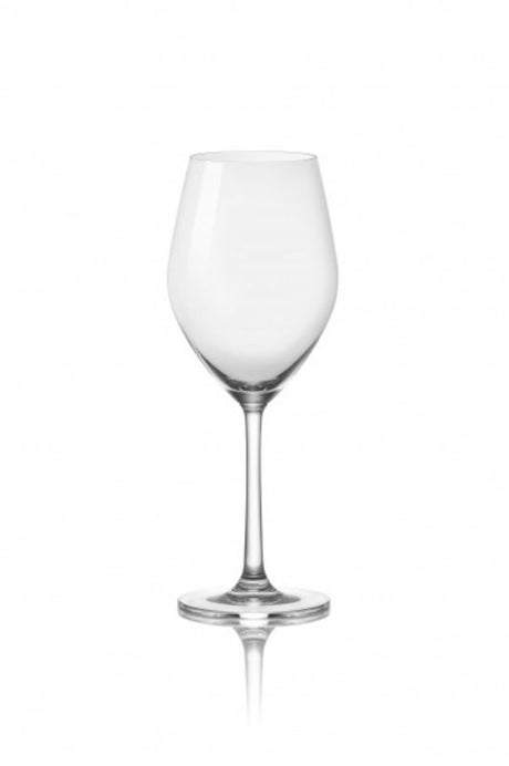 Set of 6 Ocean Sante Red Wine Glasses, 420ml, featuring elegant angular bowls for enhanced aeration and vibrant flavor.