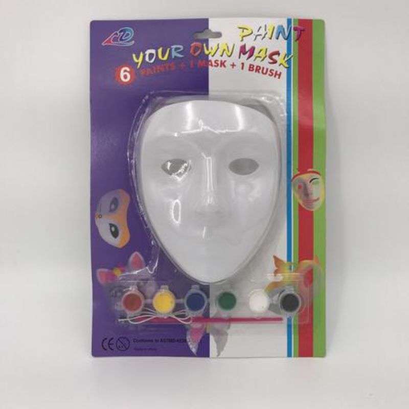 Party Mask - White (Set of 12)