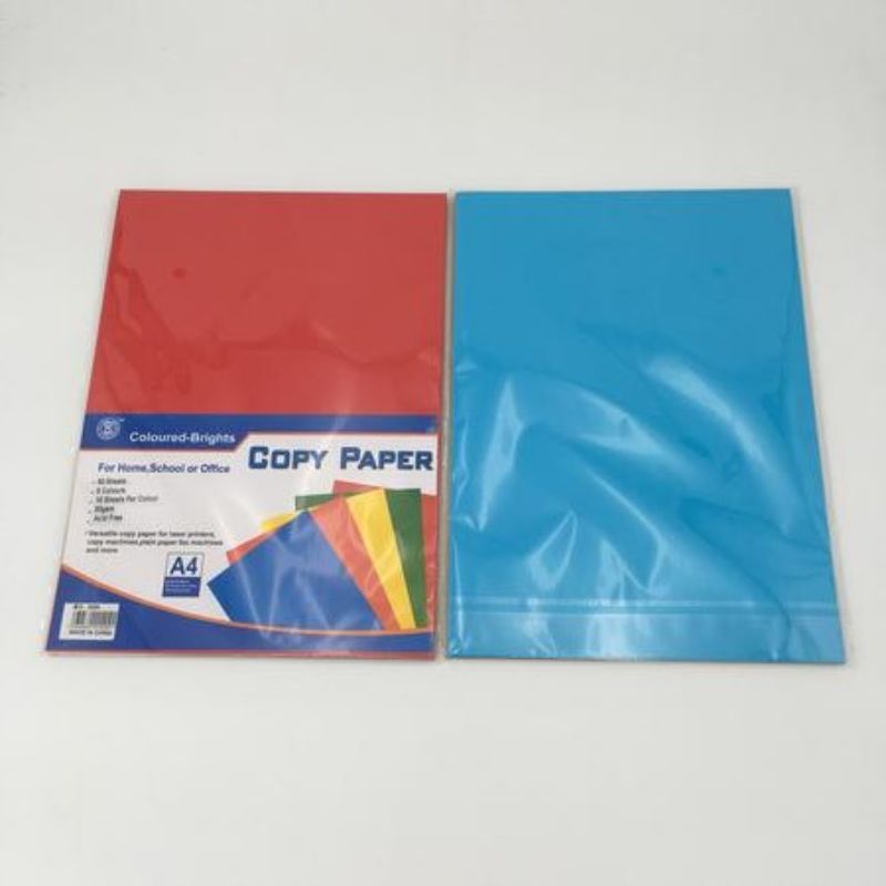 Color Paper - A4 50 Sheets (Set of 12)