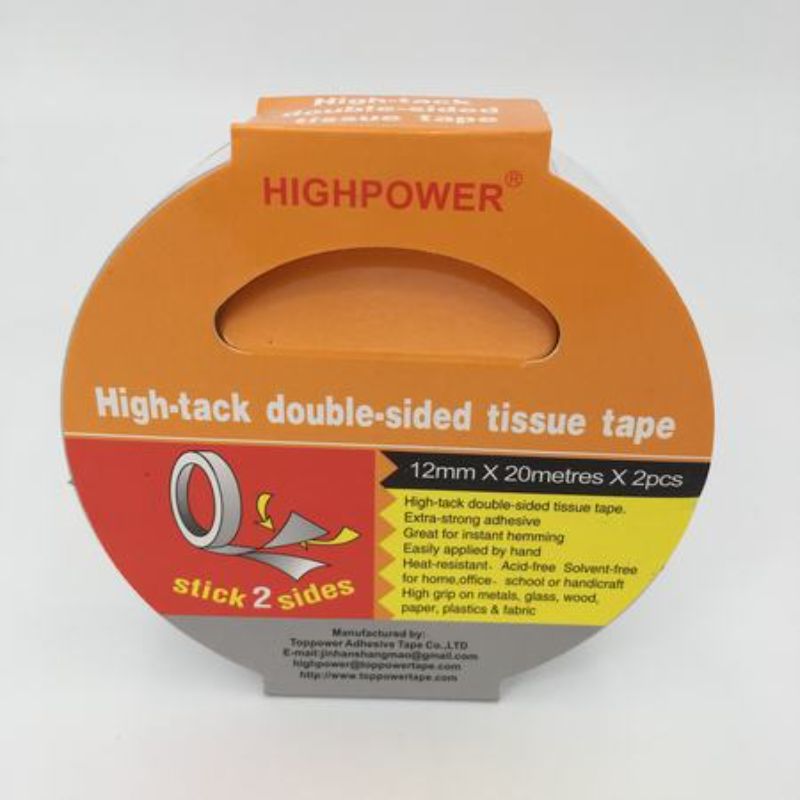 Double Side Tape - 1.2CM X 20M (Set of 12)