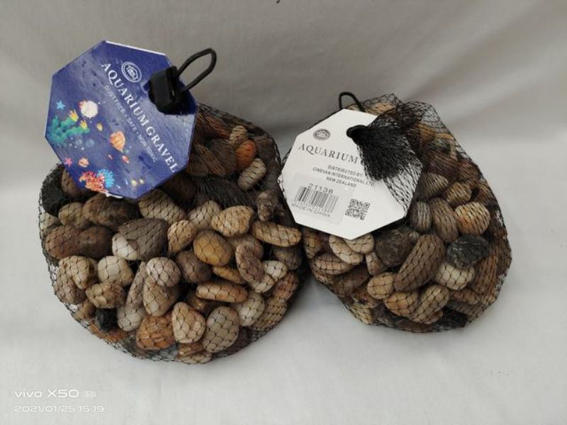 Aquarium Stones - Nature Small 1000g (6 Packs)