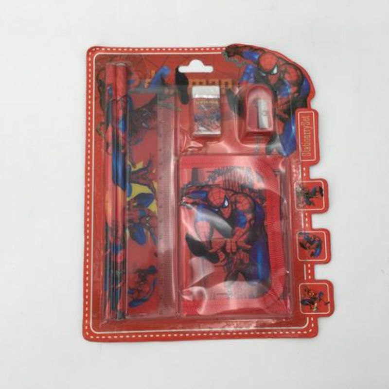 Stationery Set - Spiderman (Set of 12)