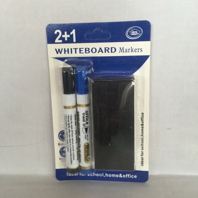 Whiteboard Markers - 2+1pcs (12 Packs)