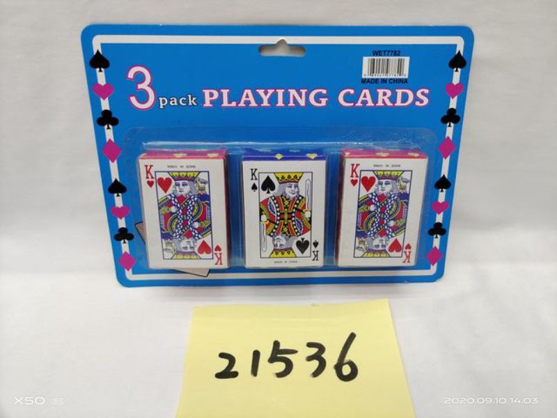 3 Pack Playing Cards (12 Packs)