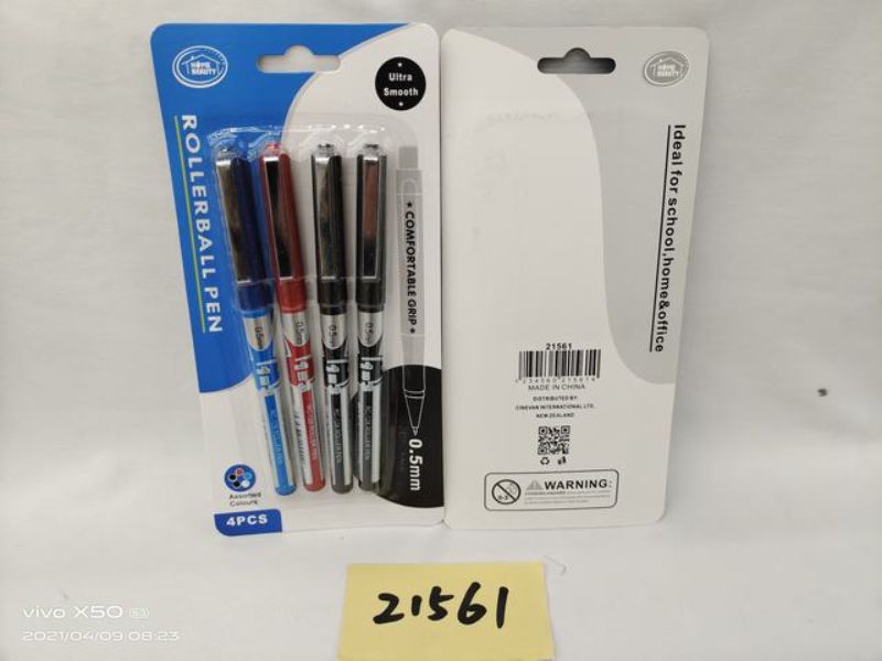 Rollerball Pens - 4pc Pack (12 Packs)