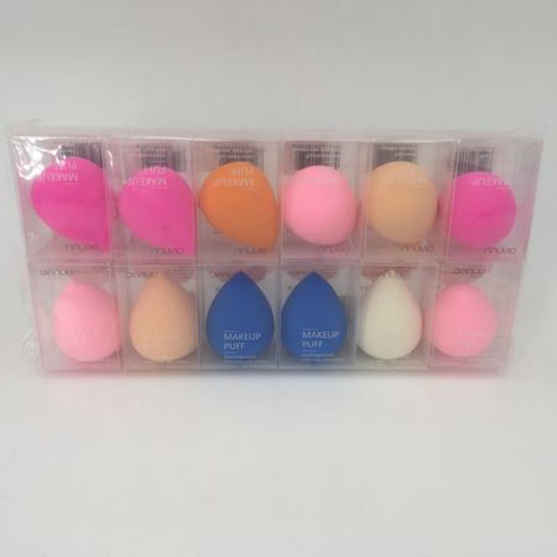 Face Powder Puff - Assorted 2 (Set of 12)