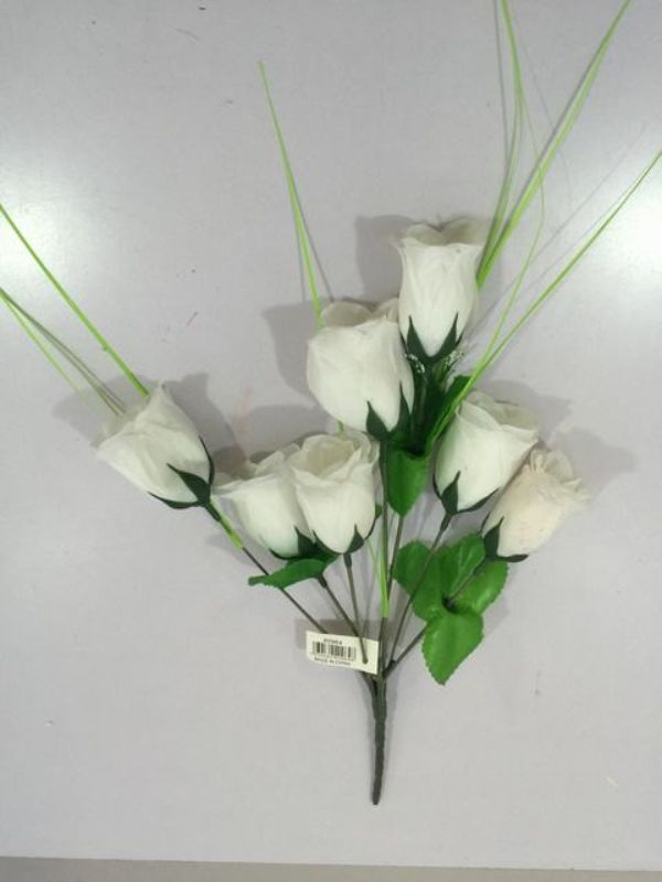 Artificial Flowers - 7 Head White (Set of 12)