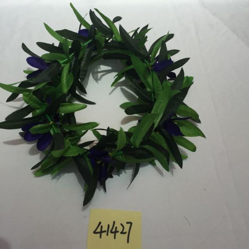 Artificial Flowers Lace - Dark Purple 65cm (Set of 12)