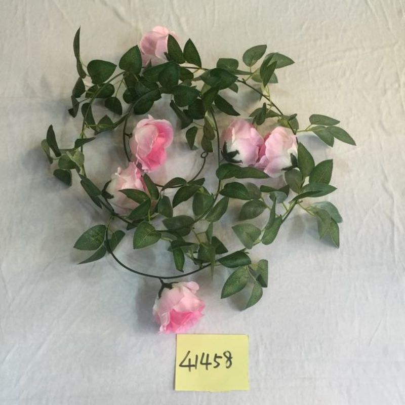Artificial Flowers - Pink/White (Set of 12)