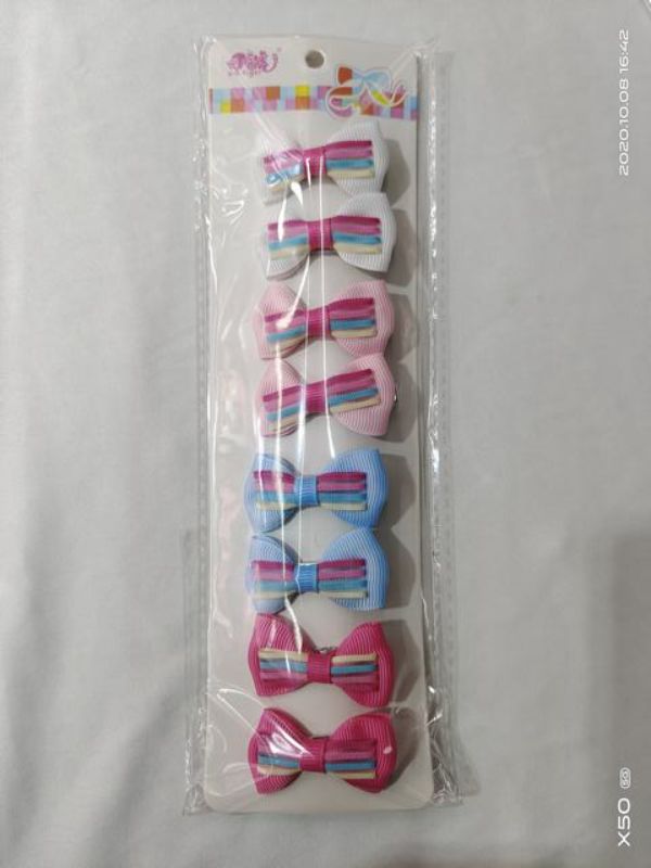 Hair Clip - Bow 6 (6 Packs)