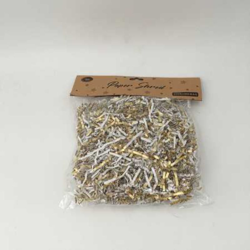 Paper Shred - Gold 60g (12 Packs)