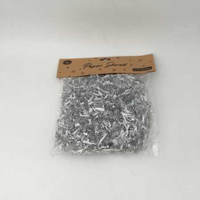 Paper Shred - Silver 60g (12 Packs)