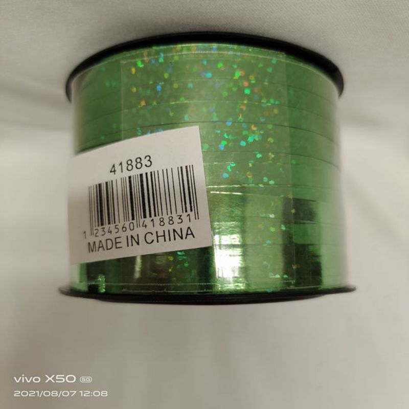 Ribbon - Green 0.5cm (Set of 12)