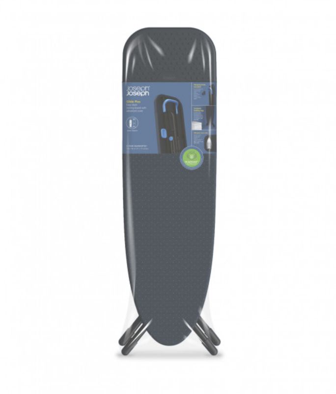 Joseph Joseph Glide Plus Easy-store Ironing Board  - Black/Blue