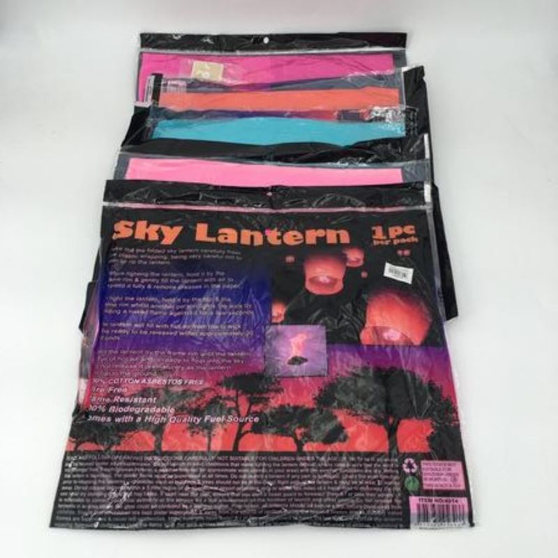 Sky Lantern - Assorted (Set of 10)