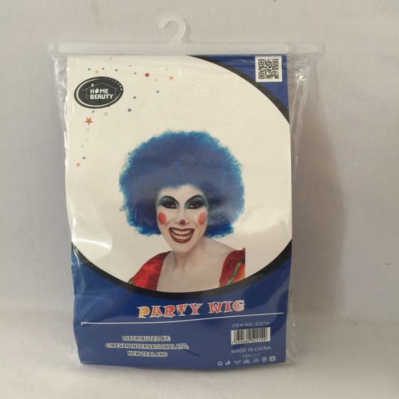 Party Wig - Afro Blue (Set of 5)