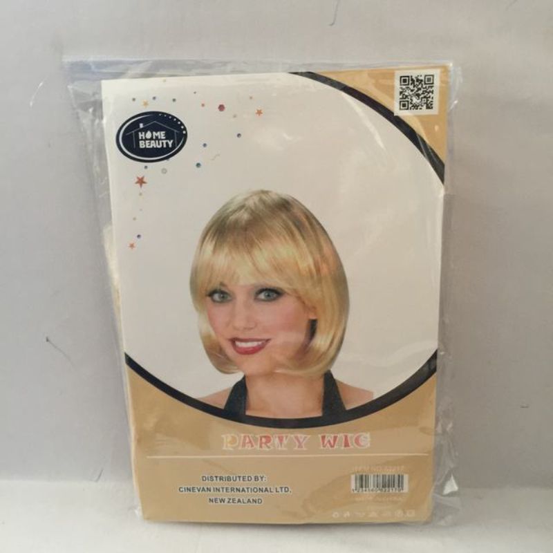 Party Wig - Bob Cut Light Gold (Set of 5)