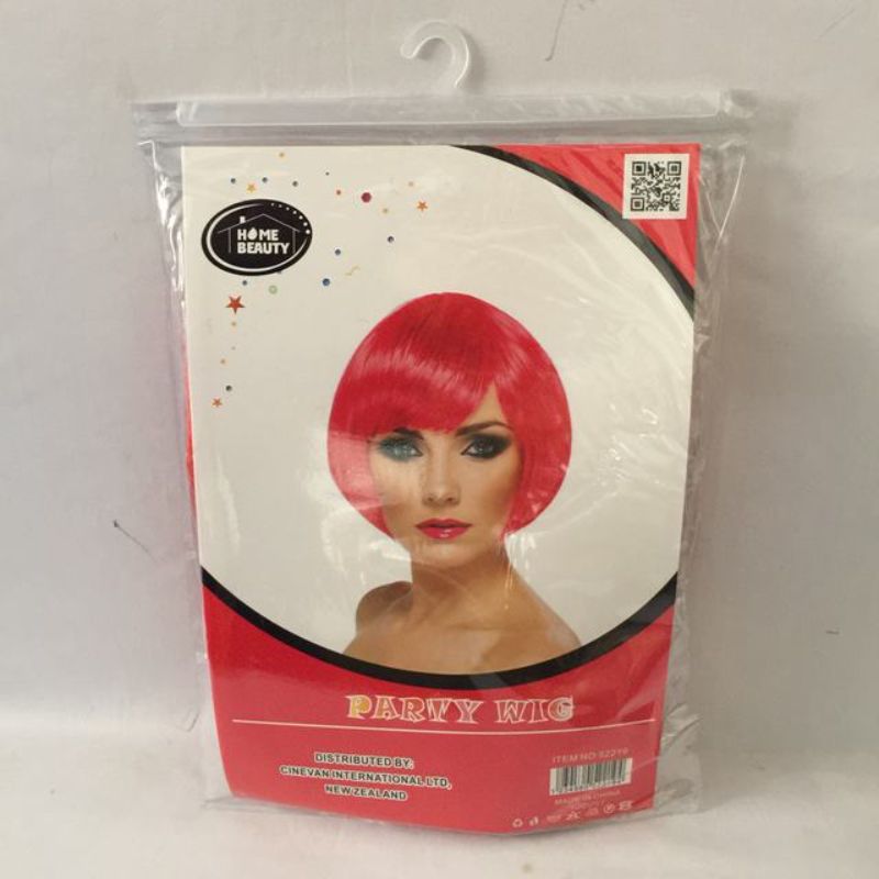 Party Wig - Bob Cut Red (Set of 5)