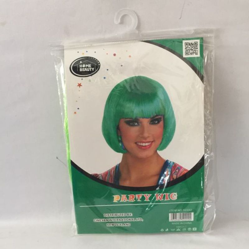 Party Wig - Bob Cut Light Green (Set of 5)