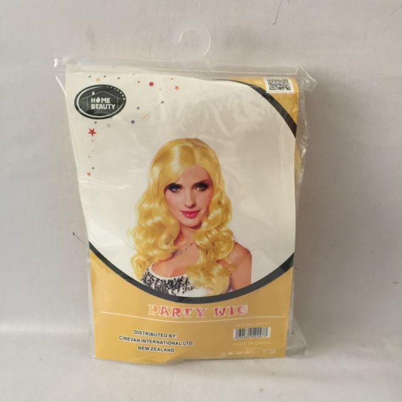 Party Wig - Long Curl Yellow (Set of 5)