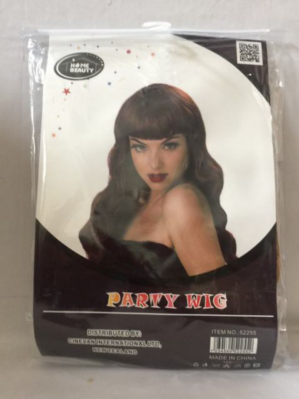 Party Wig - Long Curl Light Brown (Set of 5)