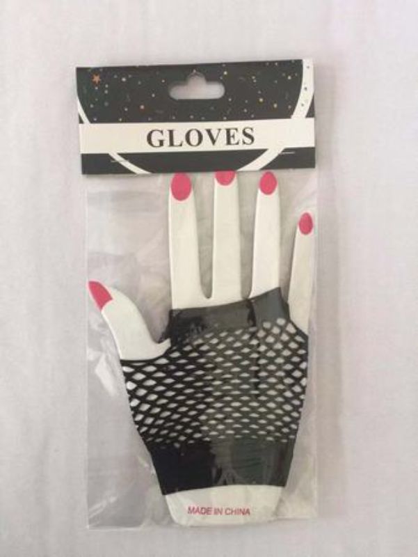 Party Glove - Short Black (Set of 12)