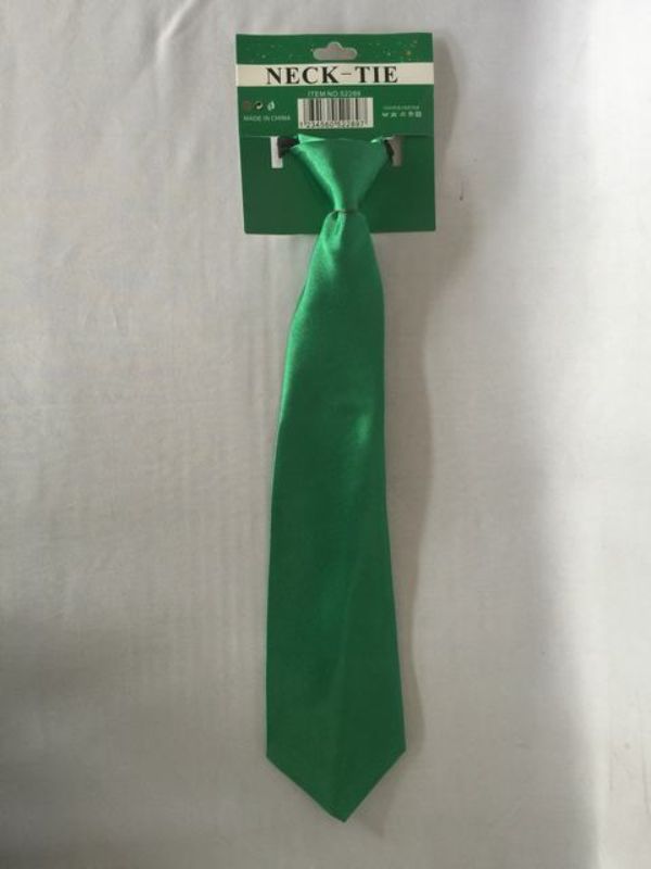 Party Neck Tie - Dark Green (Set of 12)