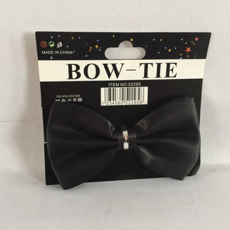 Party Bow Tie - Black (Set of 12)