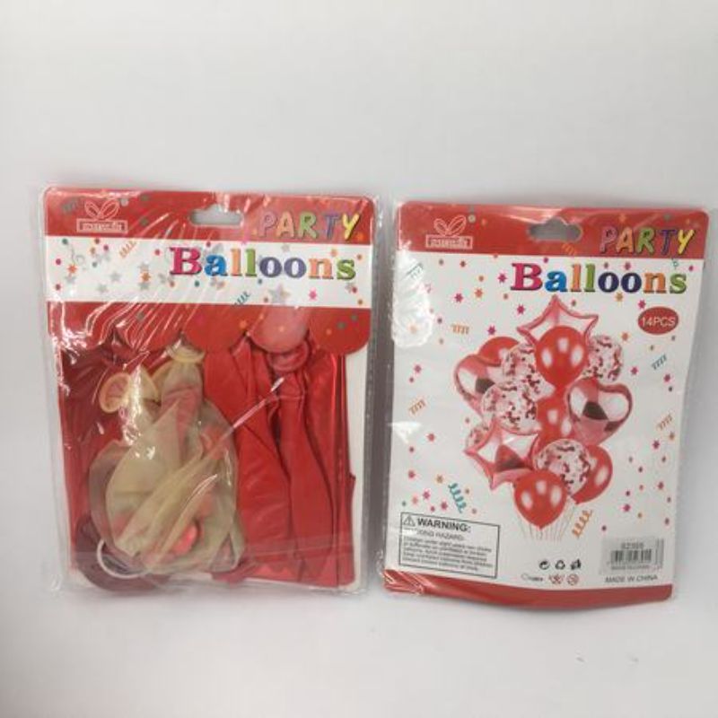 Party Balloons - Red (168pcs)