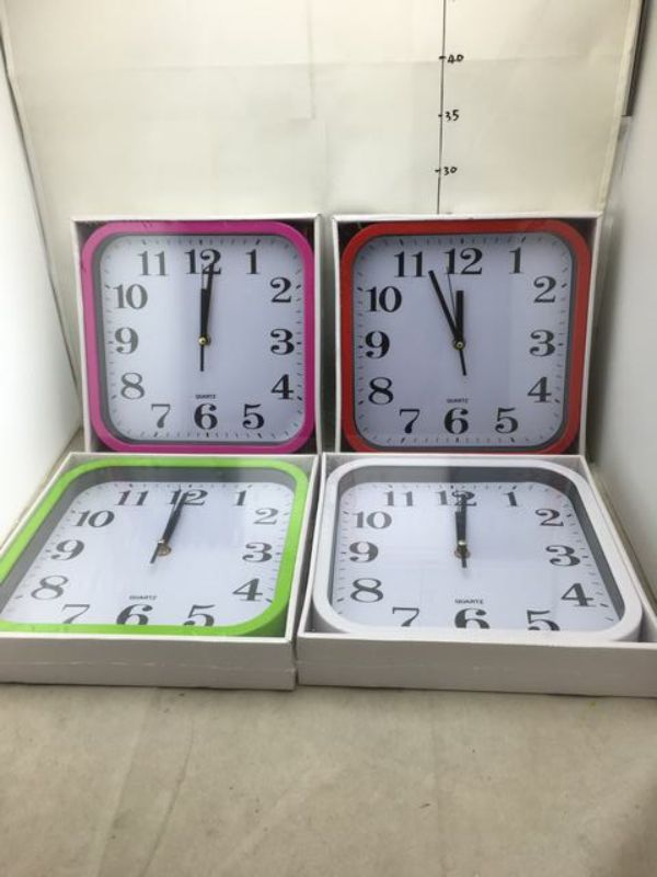 Wall Clock - Assorted (Set of 6)
