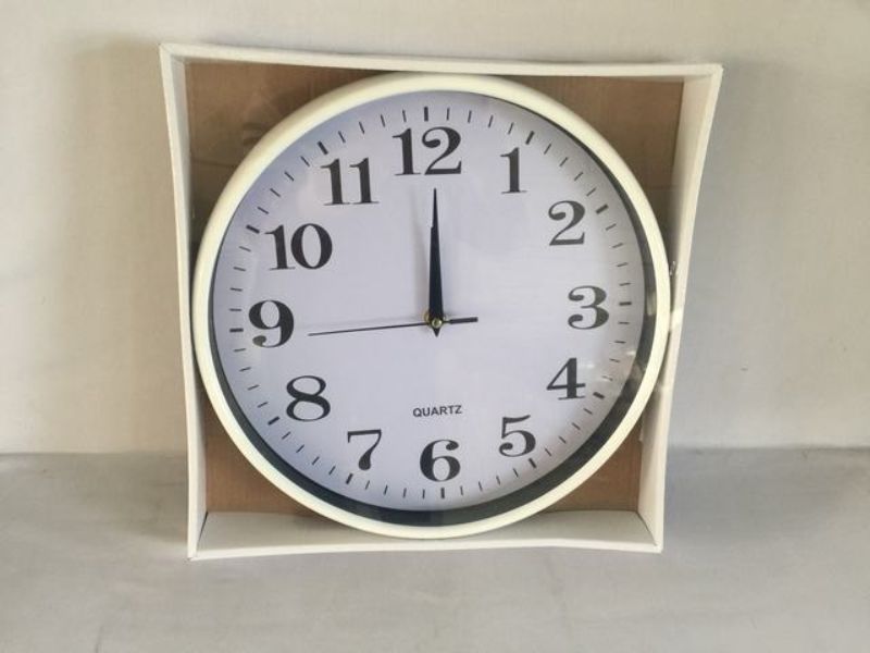Wall Clock - White (Set of 6)