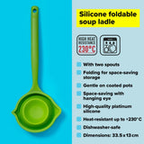 Tasty Silicone Foldable Ladle