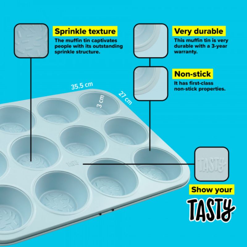 Tasty Muffin Pan 12 cup