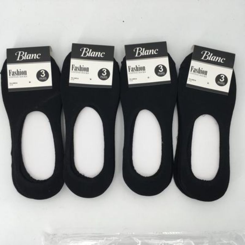 No Show Socks - 9-13 (Pack of 3)