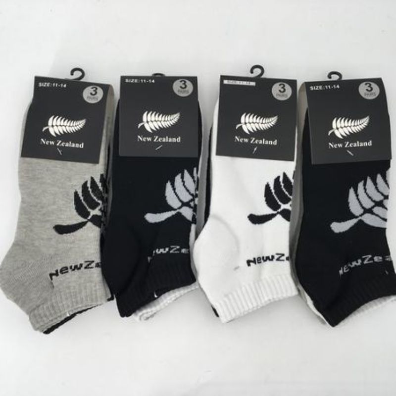 Socks - New Zealand Assorted 11-14 (3 Pack)