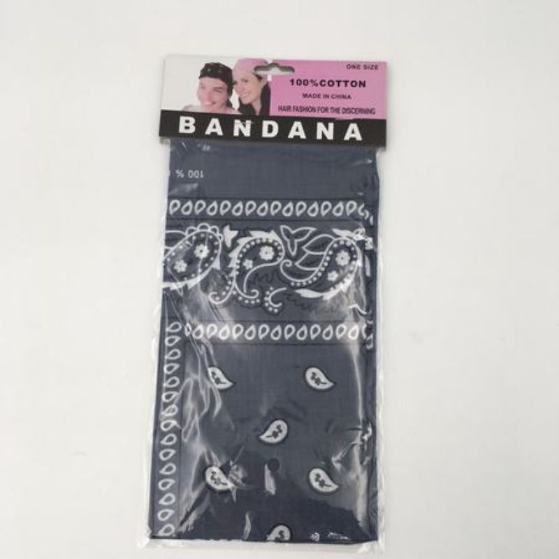 Bandana - 56 x 56cm Dark Gray (Set of 12)
