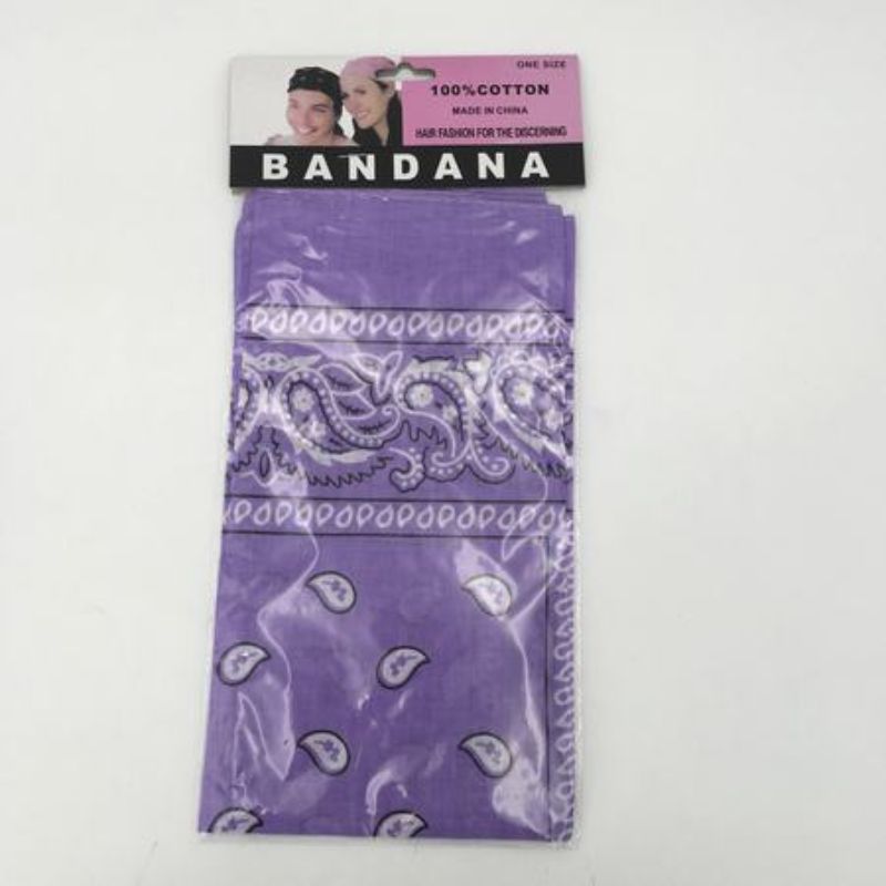 Bandana - 56 x 56cm Light Purple (Set of 12)