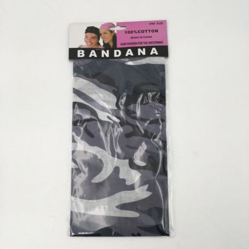 Bandana - 56 x 56cm Gray Army (Set of 12)