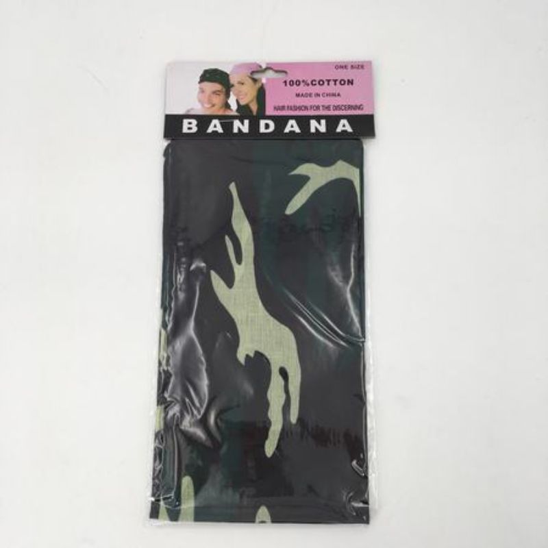 Bandana - 56 x 56cm Green Army (Set of 12)