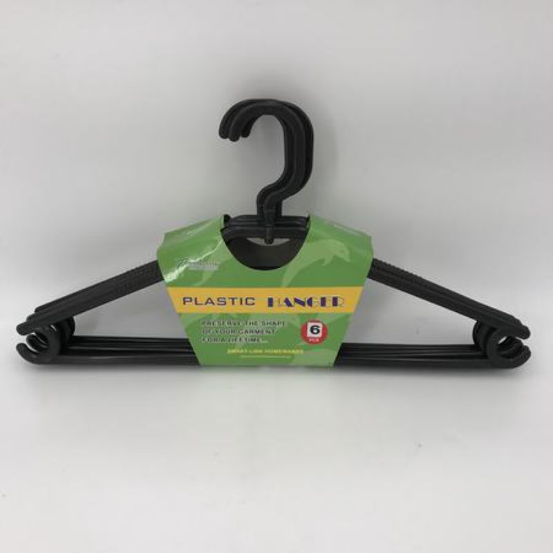 Clothes Hanger - Plastic Black 39.6CM (72pcs)