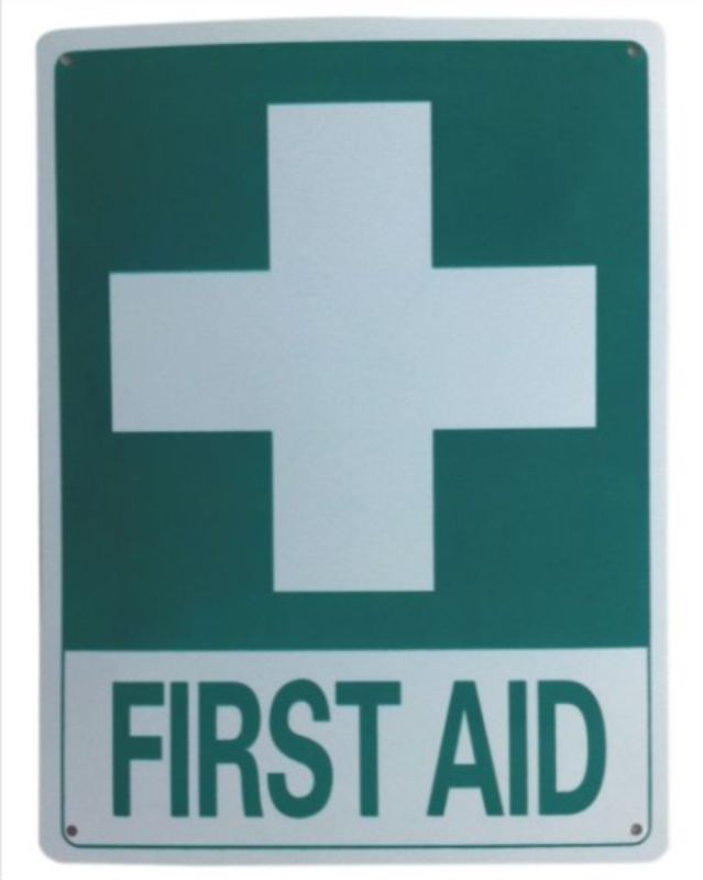 Sign - FIRST AID (Set of 6)